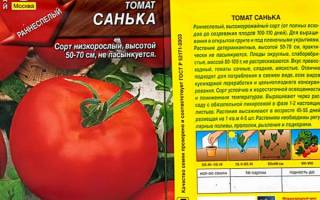 Сорт томатов санька отзывы фото