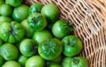 Рецепт зеленых помидоров на зиму в кастрюле