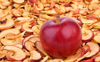 Как сушить яблоки дома